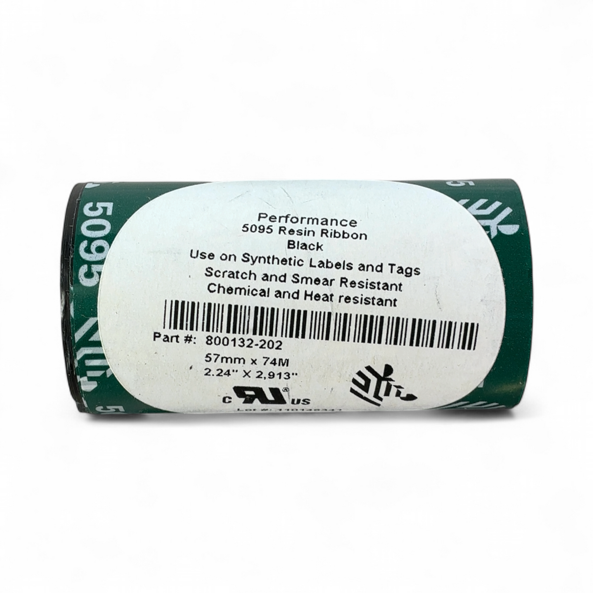 Zebra 5095 Resin Ribbon Black 800132-202 57mm x 74M Lot of 12 | Order Direct and Save - Image 2