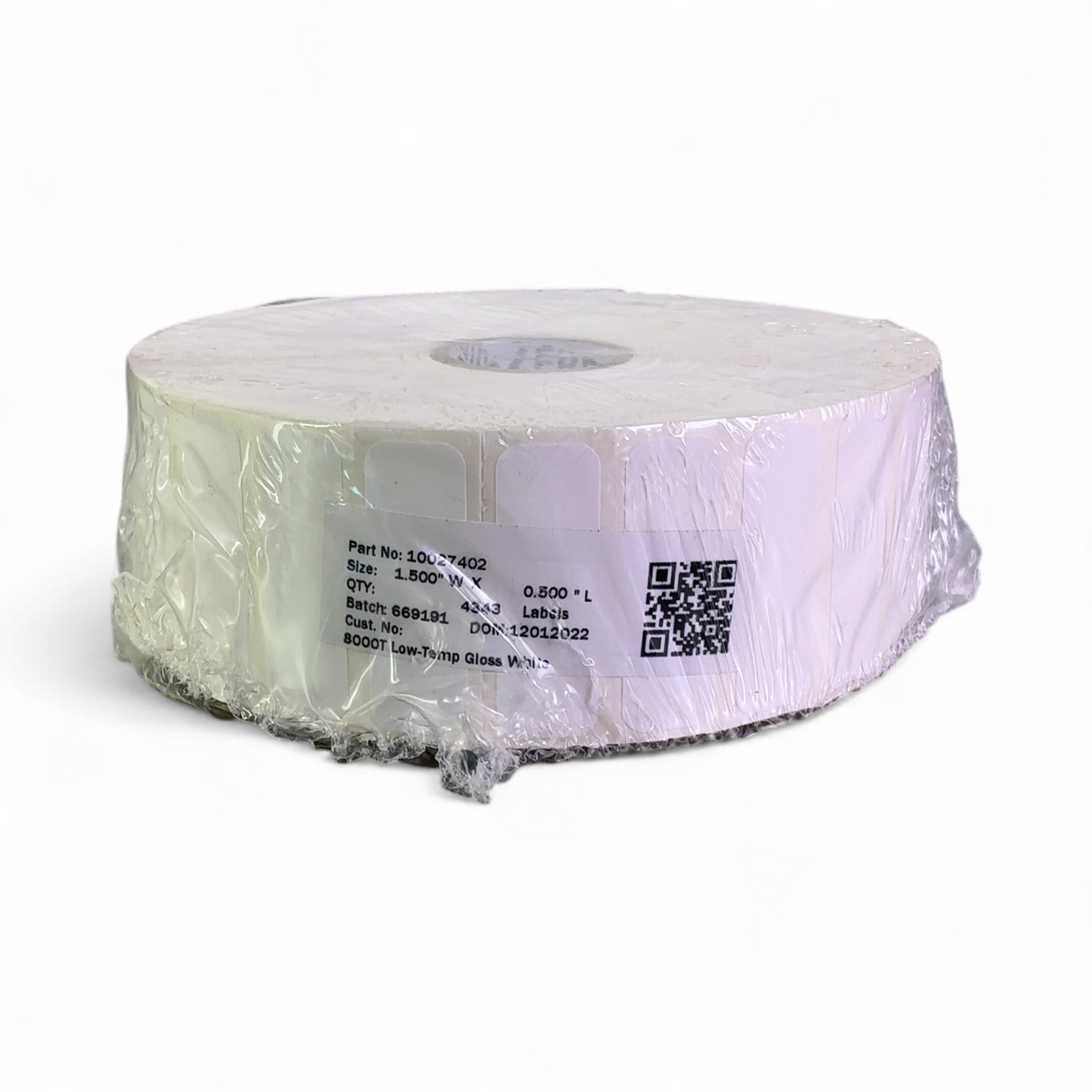 Zebra 8000T Low-Temp Gloss White 1.5” X 0.5” 10027402 Lot of 7 | Order Direct and Save - Image 2