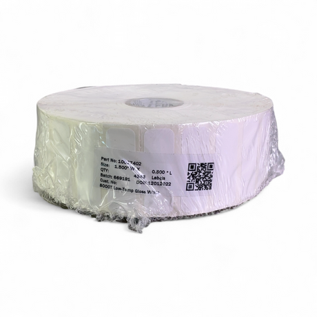 Zebra 8000T Low-Temp Gloss White 1.5” X 0.5” 10027402 Lot of 7 | Order Direct and Save - Image 2