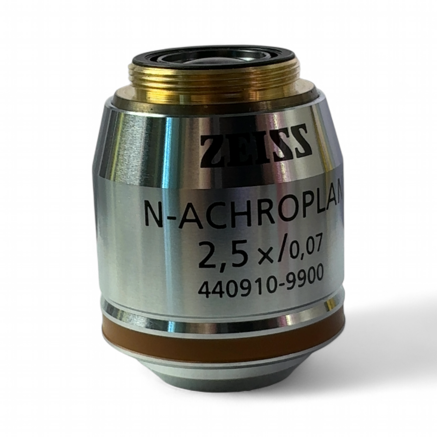 Zeiss 440910-9900 N-ACHROPLAN Microscope Objective Lens 2.5X / 0.07 | Ships Fast from Mr. Scientific - Image 1