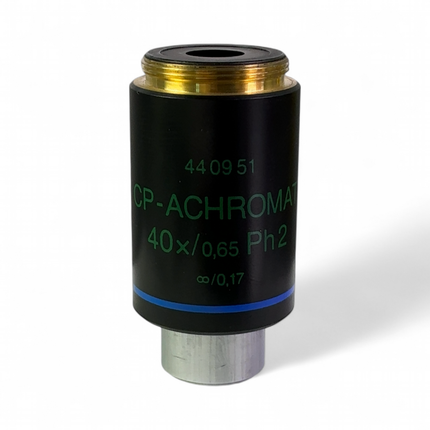ZEISS CP-ACHROMAT Objective Microscope Lens 40x / 0.65 Ph2 44 09 51 | Safe & Secure Shipping - Image 1